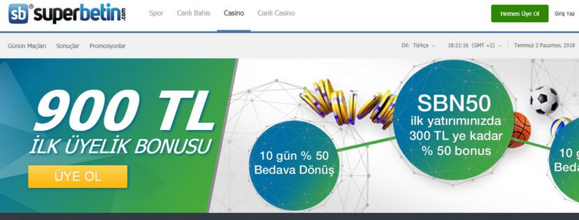 superbetin casino oyunları